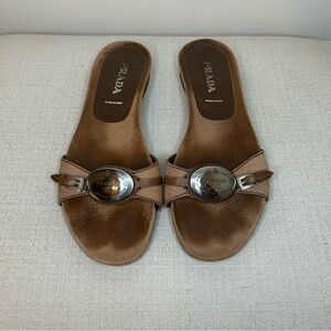 Brown Prada Sandals